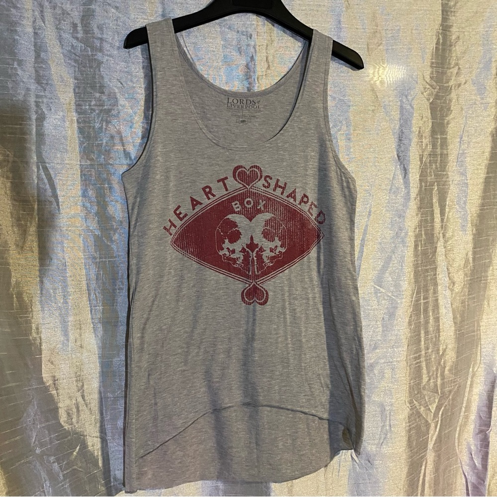 Lords of Liverpool SZ L GUC Hi/Lo hem GUC, Heart Shaped Box, Nirvana reference